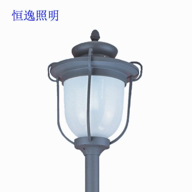 LED3.5米戶(hù)外鋁型材歐式庭院燈  led公園雙頭景觀(guān)庭院燈燈頭