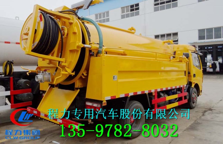 宜昌東風高壓清洗吸糞車13597828032