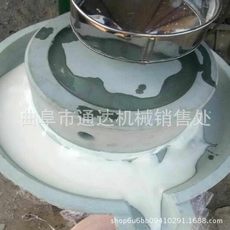 棗莊山東石磨廠家 多功能豆漿石磨機 通達加工 芝麻醬石磨機