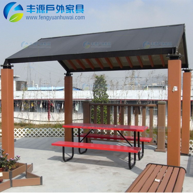 廠家定制戶(hù)外涼亭 公園庭院景區(qū)休息亭仿木戶(hù)外亭子直銷(xiāo)