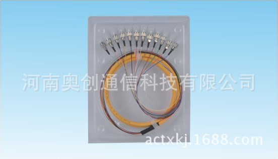 束狀尾纖帶狀尾纖12芯SCFC電信級束狀尾纖帶狀尾纖