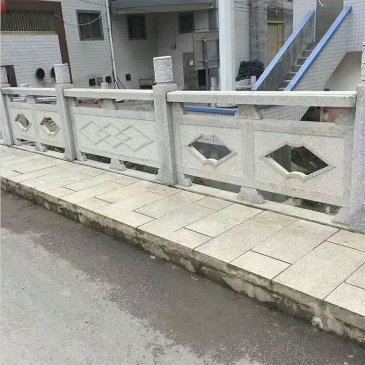 厂家定制园林绿化护栏 汉白玉石栏杆 多年制作经验 欢迎定制