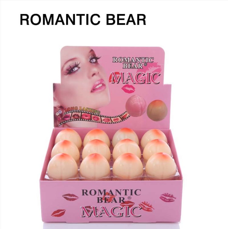 跨境 ROMANTIC BEAR浪漫熊LS015獼猴桃味 24小時持久滋潤唇膏