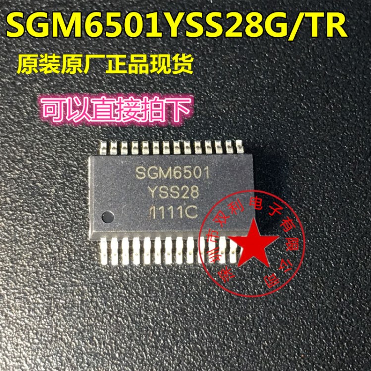 SGM6501YSS28G/TR SSOP28 模擬信號開關芯片SGM6501原裝原廠