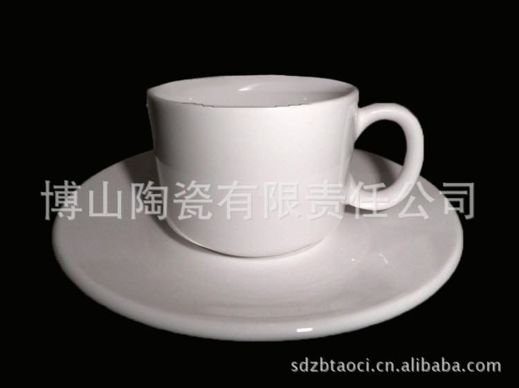 廠家生產(chǎn)銷售 強化瓷杯碟 咖啡杯碟
