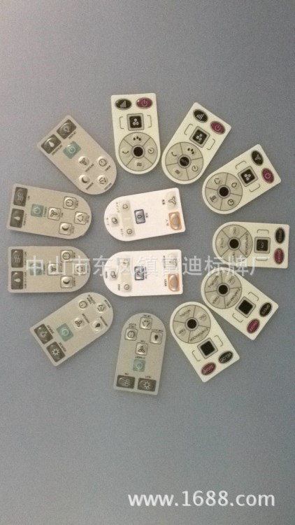 遙控器面貼 廠家批發 遙控器面板 遙控器導電面板 遙控器薄膜面貼