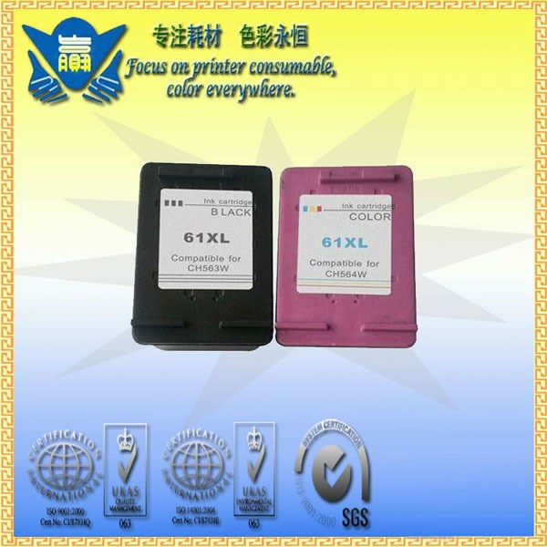 惠普61XL再生墨盒 適用DeskJet 1000 3000 1050 1055 2050打印機(jī)