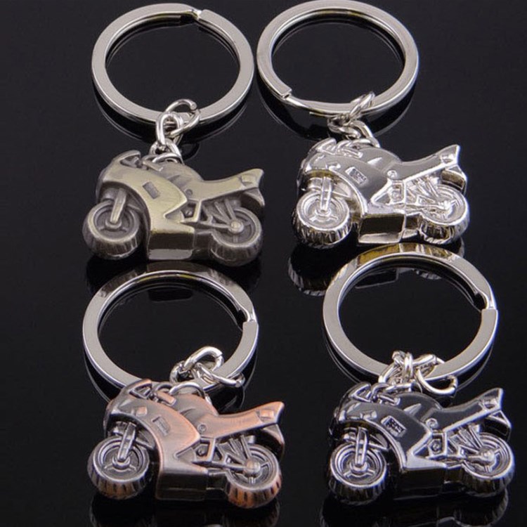 金屬摩托車鑰匙扣創(chuàng)意汽車鑰匙扣4S店廣告活動贈送小禮品定制