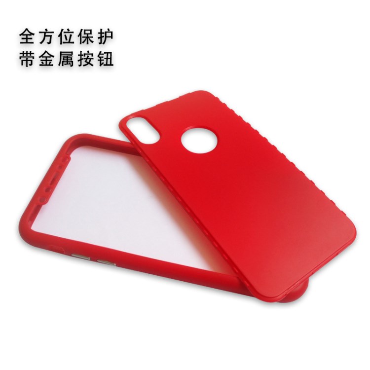 廠家現貨iphonex 手機殼適用360TPU全包手機殼vivo x9tpu手機套