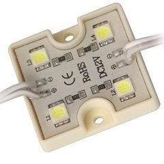 LED5054四燈超高亮塑料殼防水模組.四燈模組