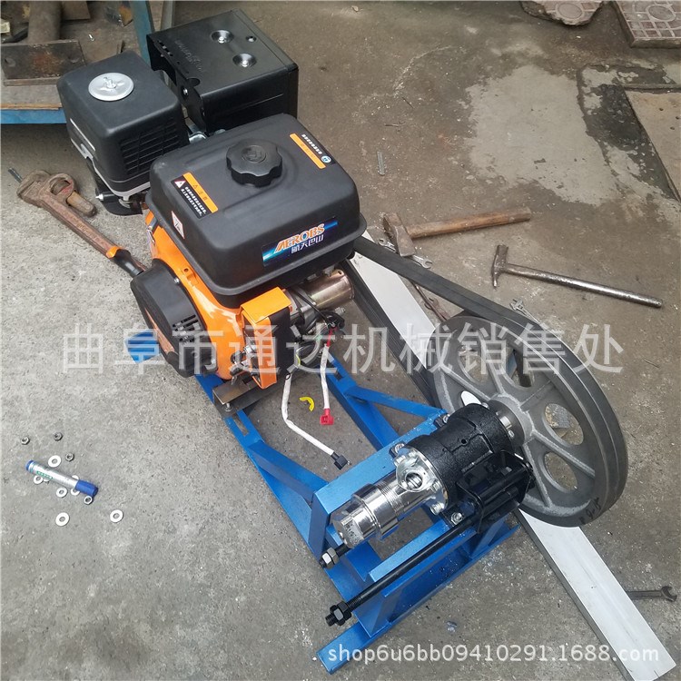 汽油玉米花機  雙螺桿螺套膨化機 五谷雜糧膨化機 通達直供