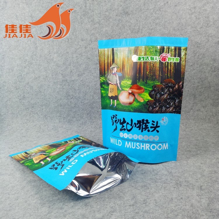 廠家直銷新款黑木耳包裝袋 土特產(chǎn)海鮮干貨塑料禮品袋定做