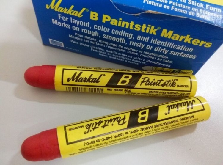 美國Markal B Paintstik固體油漆筆 無鉛固體涂料筆 標記筆油料筆