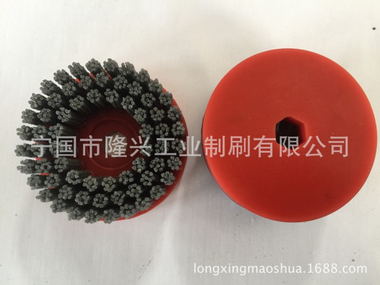 廠家供應澆注圓盤刷 金剛石盤刷 鋼絲圓盤刷 磨料絲圓等定制