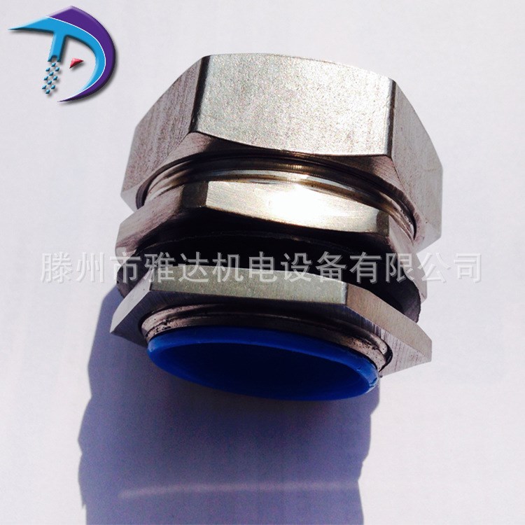 波紋管接頭 電線穿線管接頭 不銹鋼金屬接頭 外螺紋連接15mm