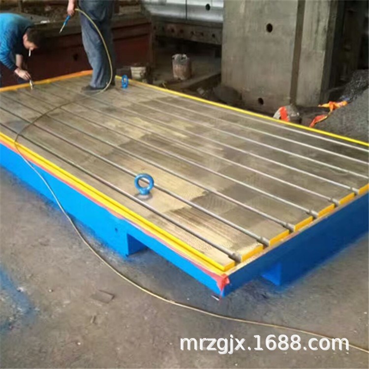 定制鉗工工作臺 機床工作臺 立車工作臺 鑄鐵平板T型槽鑄鐵平臺