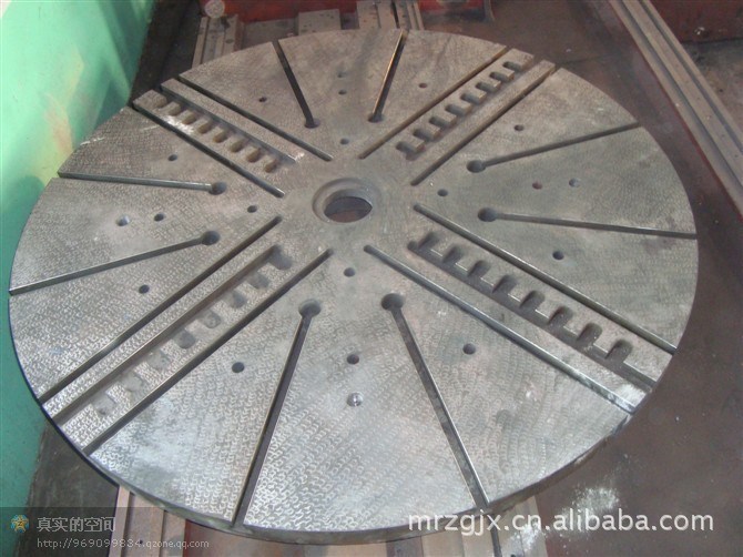 鑄鐵圓平臺(tái) 圓工作臺(tái) 立車(chē)工作臺(tái) 異型圓平臺(tái)可定做 特威機(jī)械