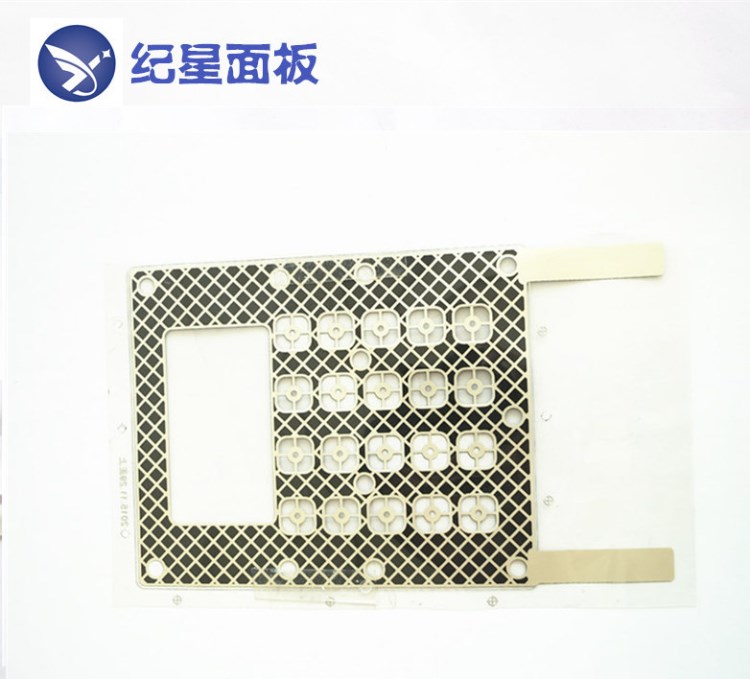 批發加油機薄膜開關 鼓包按鍵面貼 內置金屬彈片 防水 包郵