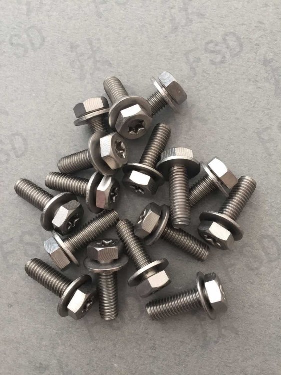 鈦螺絲 鈦非標螺絲 鈦外六角花形螺絲