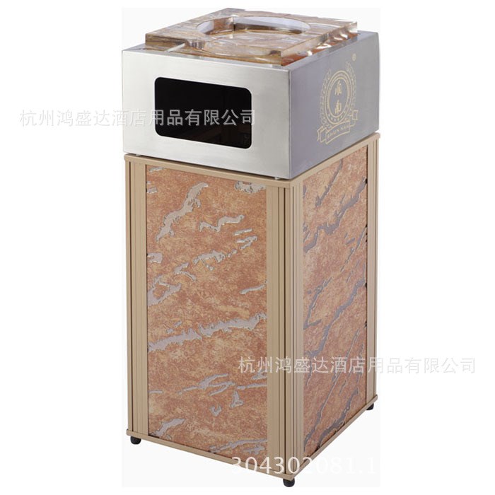 帶煙灰缸垃圾桶酒店賓館專用大廳大堂電梯口用座地煙灰桶不銹鋼