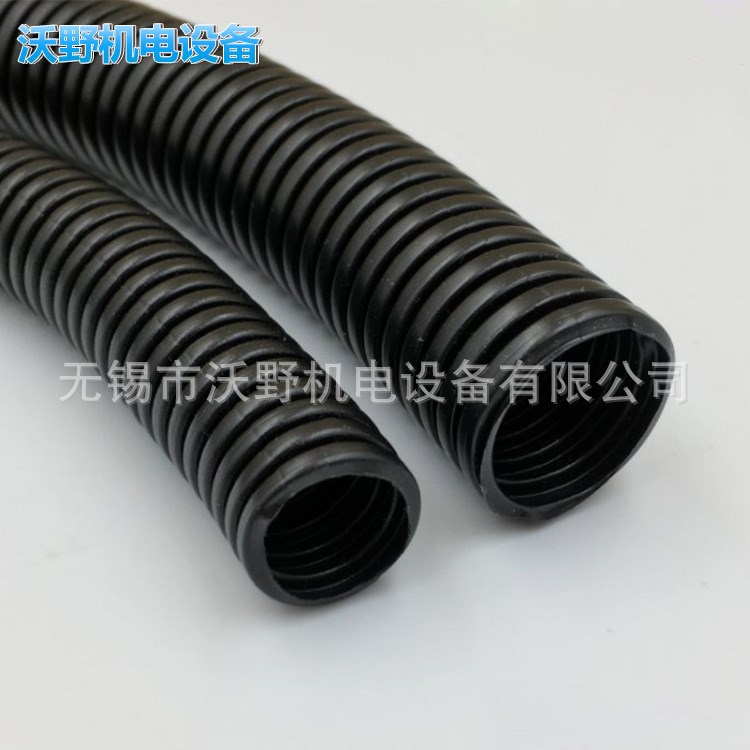 廠家直銷塑料波紋管PE厚壁波紋管 黑色耐磨抗壓穿線AD25波紋管