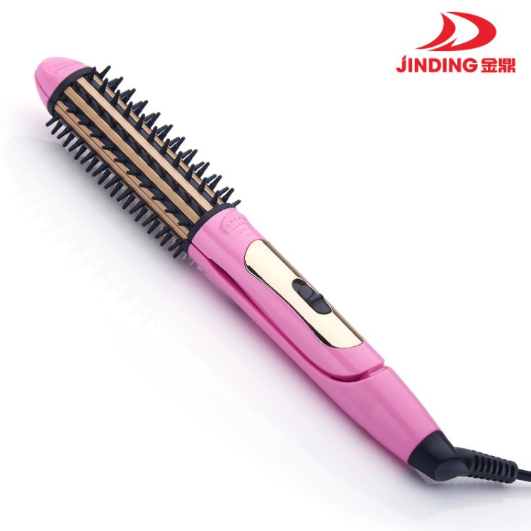 金鼎卷發(fā)棒JD-6862兩檔調(diào)溫直發(fā)器直卷兩用梳齒燙發(fā)美發(fā)器批發(fā)