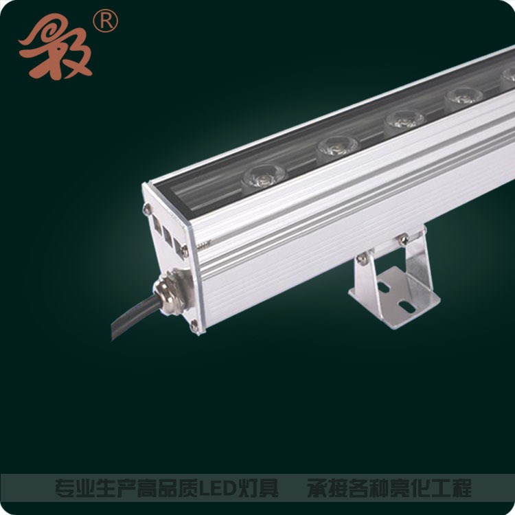 游泳的洗墻燈18W 兩頭出水孔 防水1-220V   50 45  普瑞 晶元芯片