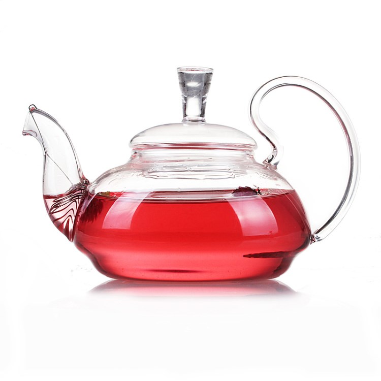耐熱玻璃花草茶壺掛簧 玻璃水壺廠家批發 淘寶貨源玻璃茶具整套