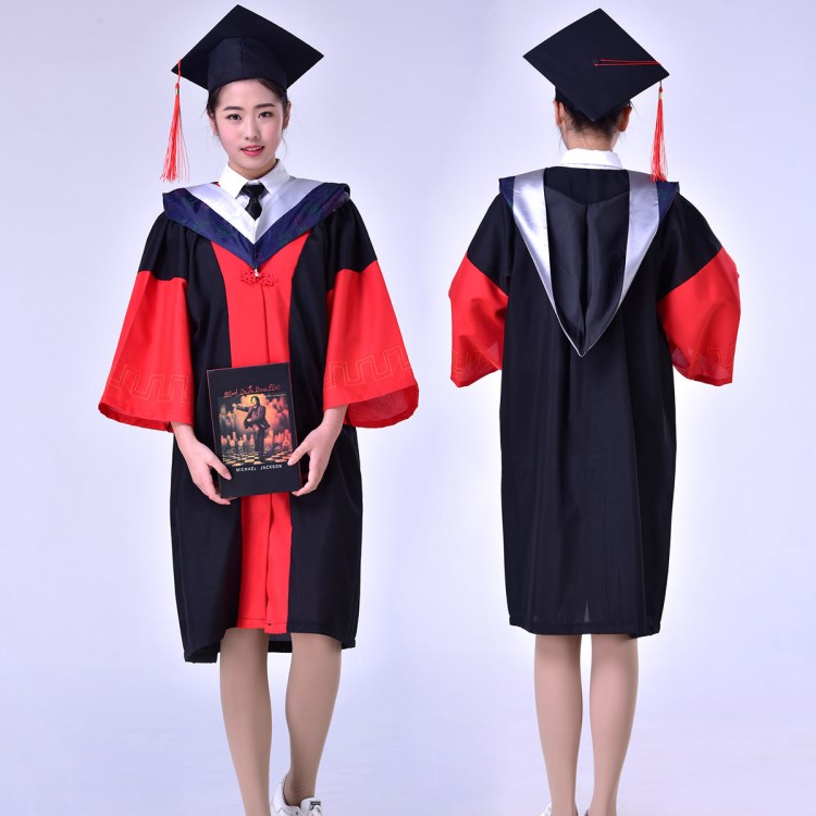 批發大學學位服博士服 定制學士服垂布?；瞻嗷罩谱鲝S家直銷