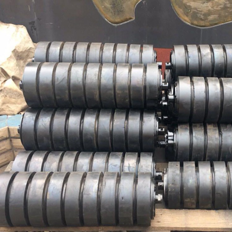 廠家直銷133&times;375緩沖托輥 傳送機專用托輥 現貨供應緩沖托輥批發