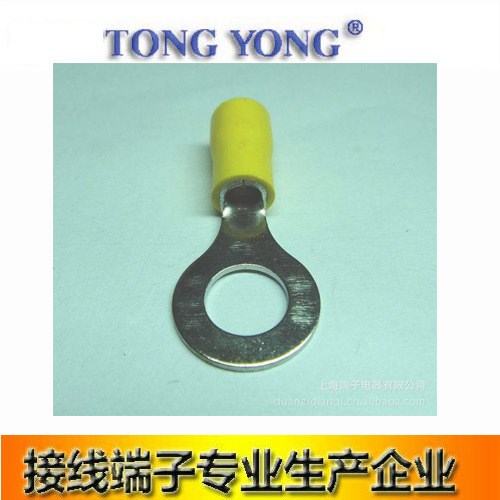 廠家直供TONG YONG 冷壓端子 銅接頭RV5.5-8上海端子電器有限公司