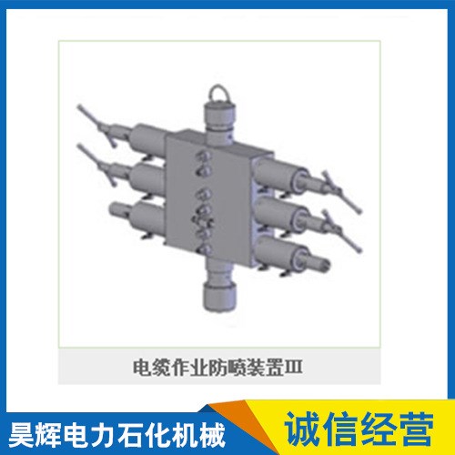生產(chǎn)供應(yīng)電纜作業(yè)防噴裝置Ⅲ 自噴氣井、注水井、煤層氣測試等