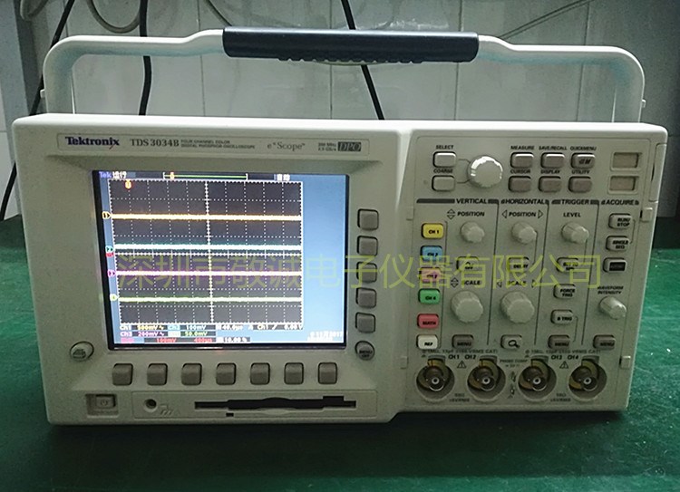 二手Tektronix泰克TDS3034B 數(shù)字熒光示波器 300MHZ 4通道