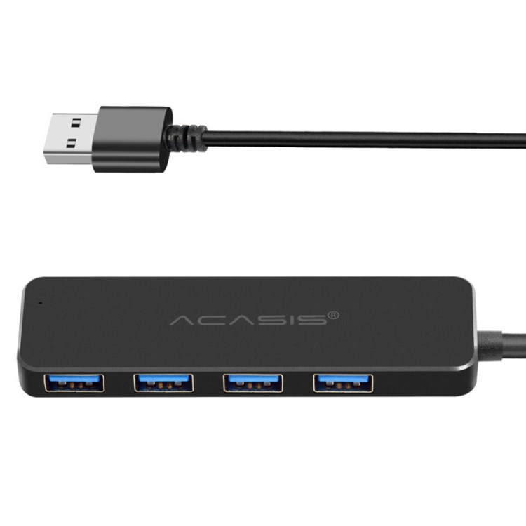 Acasis usb分線器3.0一拖四筆記本電腦多接口高速擴展轉(zhuǎn)換器