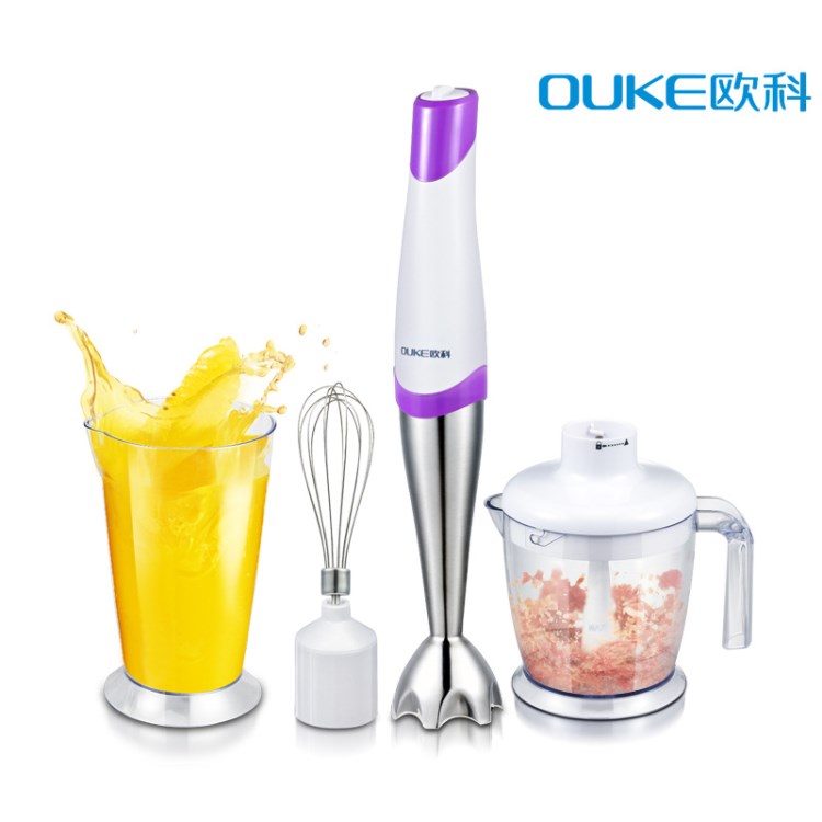 歐科 OKHB-1098C1多功能料理棒家用 打蛋碎肉手持式輔食攪拌棒