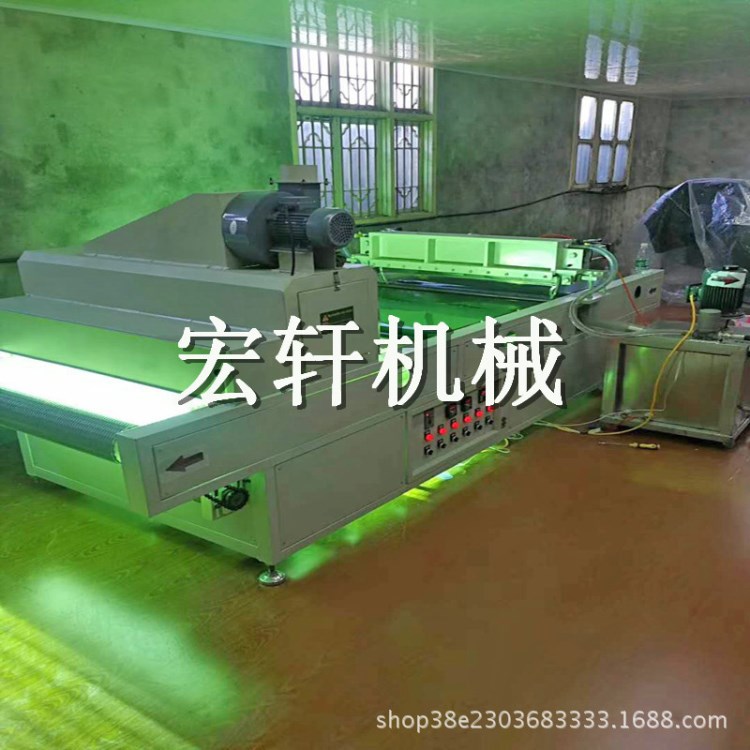 板式家具上油機(jī)操作簡單的uv淋涂機(jī) 打印基材淋涂機(jī)