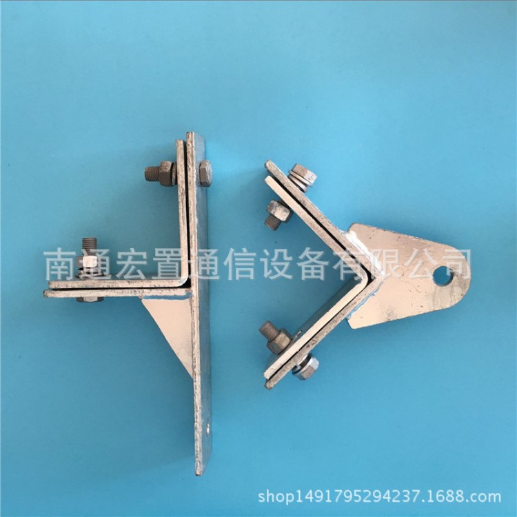 長沙ADSS光纜塔用緊固夾具廠家 直角鍍鋅鐵件掛點金具