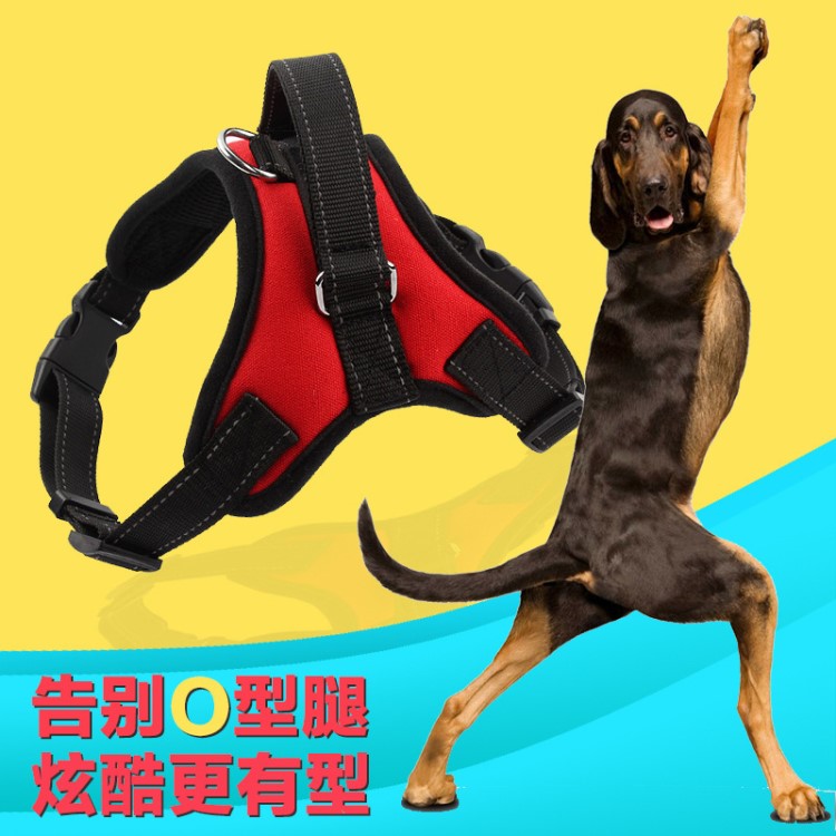 中大型犬牽引繩K9胸背帶狗鏈寵物用品寵物狗胸背帶現(xiàn)貨批發(fā)