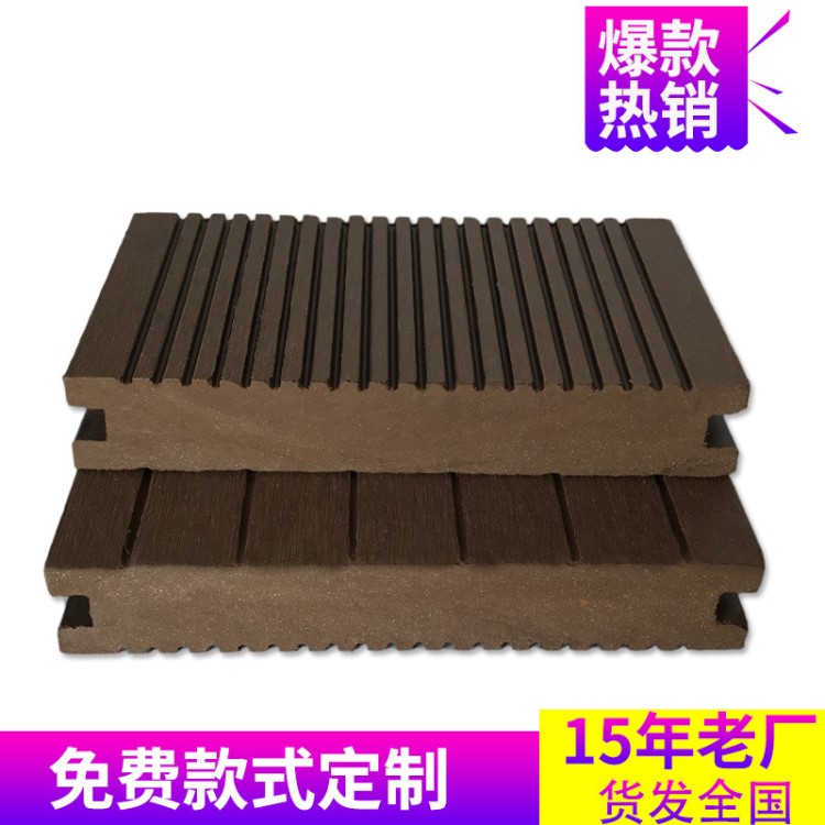 木塑地板140 實(shí)心木塑地板 木塑復(fù)合材料 防腐塑木地板 