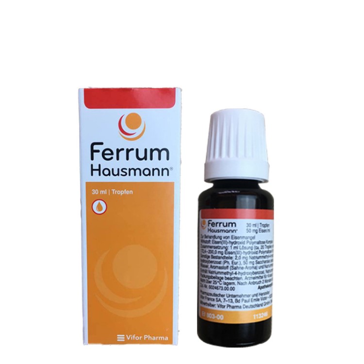 德国FERRUM HAUSMANN婴儿补铁剂批发 儿童维生素30ml/瓶代发