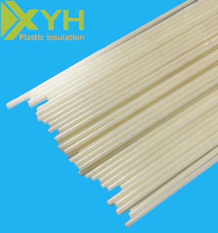 兒童玩具米黃色ABS棒5mm*1000mm  韌性有彈力塑膠棒