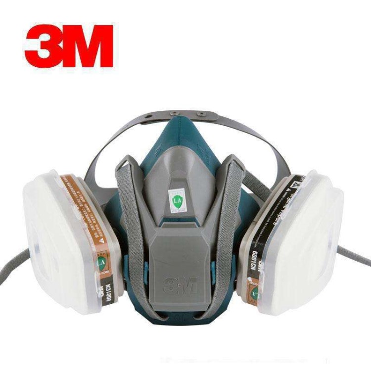 3M 6502QL防護防毒面具防塵 防毒 配合濾毒盒、濾棉等使用