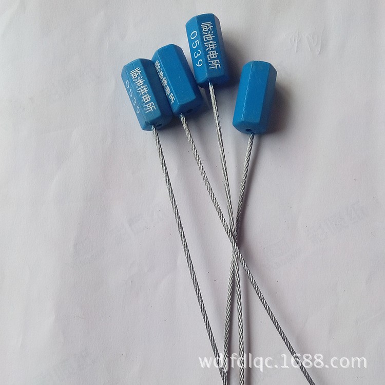 現貨銷售 鉛封鋼絲封條 防偽鉛封 施封鎖 一次性塑料封簽