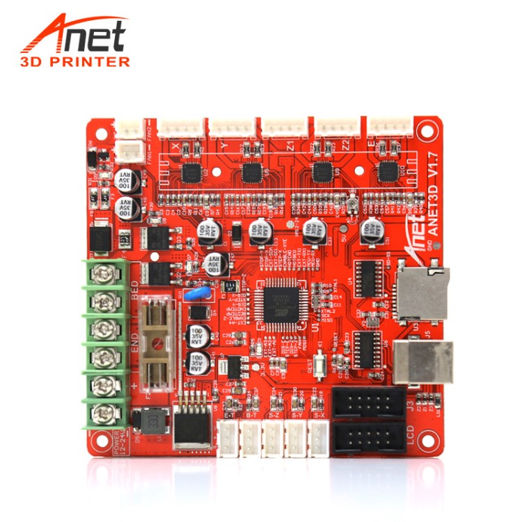 爱能特3D打印机A8主控制板  Anet主板V1.0 RepRap Ramps1.4兼容