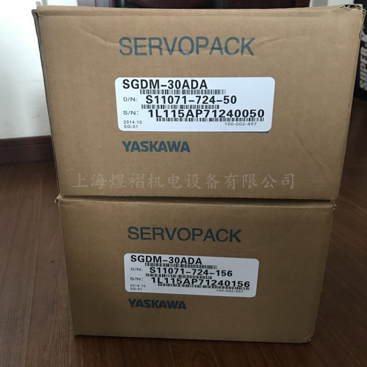 供應原裝安川伺服驅動器SGDM-30ADA 3KW控制器 質保一年