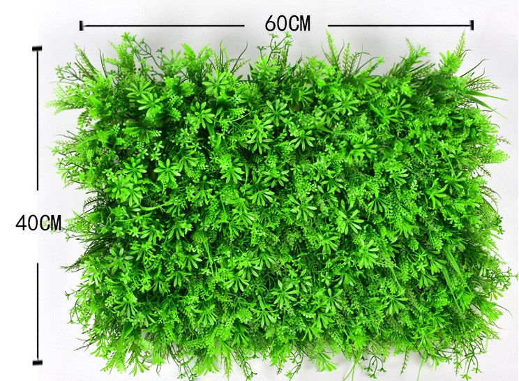 宇航園藝林植物墻綠植墻仿真塑料假草坪米蘭草尤加利幸運草四葉草