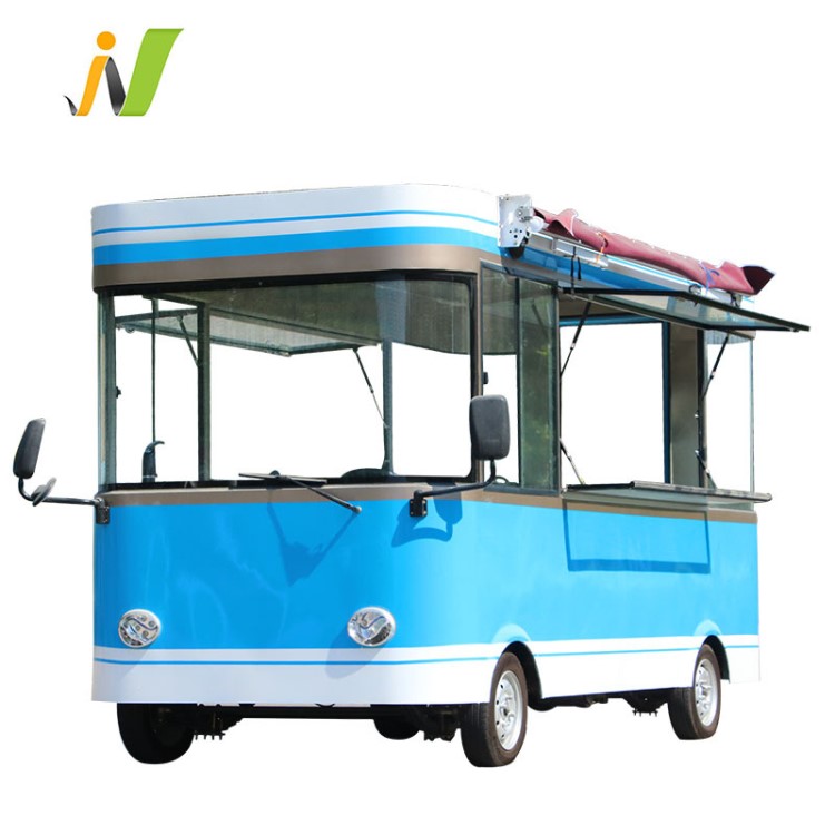 多功能電動小吃車移動式餐車美食流動早點車擺攤四輪售貨車定制
