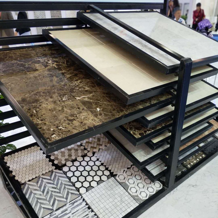 大量供應 瓷磚展架  600*600mm石材展具大板展架地板展示架定做
