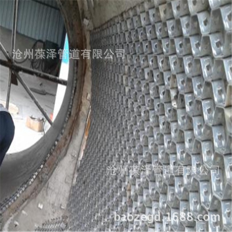 龜甲網耐磨彎管 高溫龜甲網陶瓷填充耐磨彎頭  自蔓燃陶瓷貼片