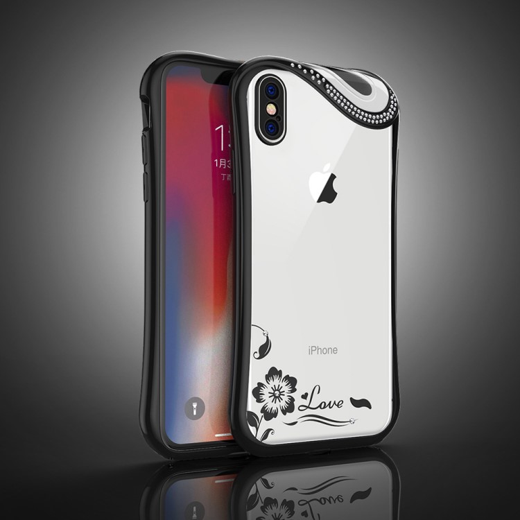適用蘋果8手機(jī)殼小蠻腰電鍍鑲鉆手機(jī)套iPhone XS保護(hù)套7P防摔批發(fā)